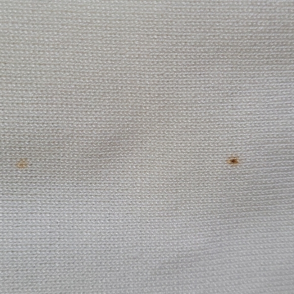 🍂3/$10 Heirloom Collectibles VTG Cream Lace-Waist, 3/4 Sleeve Cross-Over Blouse - Picture 12 of 16